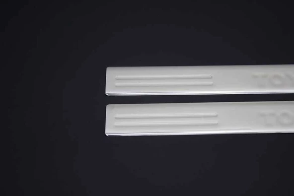 OMSA Toyota Corolla Krom Kapı Eşiği 4 Parça 2002-2007 Arası - 2