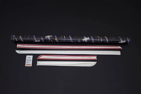 OMSA Toyota Auris Krom Yan Kapı Çıtası 4 Parça 2007-2012 Arası - Resim 2