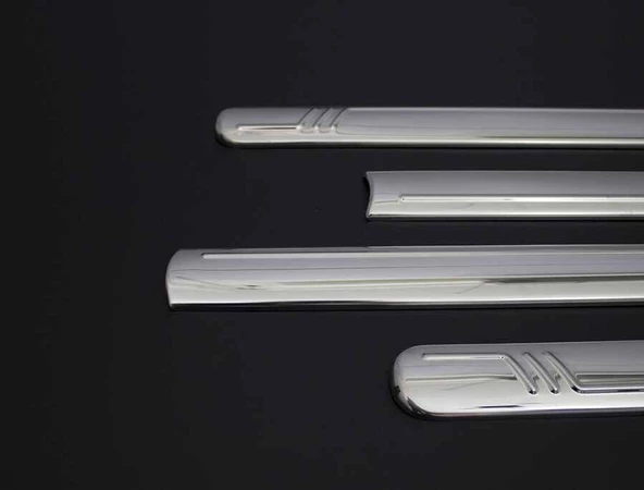 OMSA VW Caddy Krom Yan Kapı Çıtası 4 Parça 2003-2014 Arası - 2
