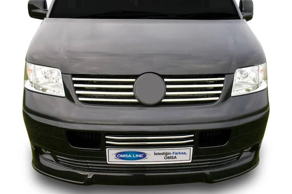 OMSA VW T5 Transporter Krom Ön Panjur 8 Parça 2003-2010 Arası - Resim 4
