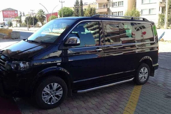 OMSA VW T5 Caravelle Krom Cam Çerçevesi 14 Parça Tek Sürgü Kısa Şase 2003-2014 Arası - Resim 2