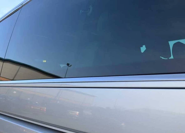 OMSA VW T5 Multivan Krom Cam Çerçevesi 14 Parça Tek Sürgülü Uzun Şase 2003-2014 Arası - 3
