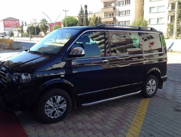 OMSA VW T5 Caravelle Krom Cam Çerçevesi 14 Parça Tek Sürgü Kısa Şase 2010 ve Sonrası - Resim 2