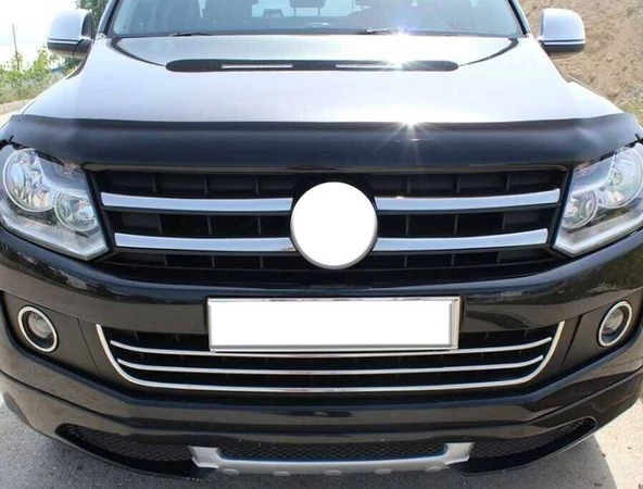 OMSA VW Amarok Krom Ön Tampon Çıtası 3 Parça 2010-2021 Arası - 3