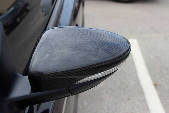 VW Jetta Karbon Ayna Kapağı 2 Parça 2010-2014 Arası - 5