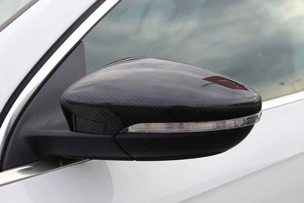 VW Jetta Karbon Ayna Kapağı 2 Parça 2010-2014 Arası - 3