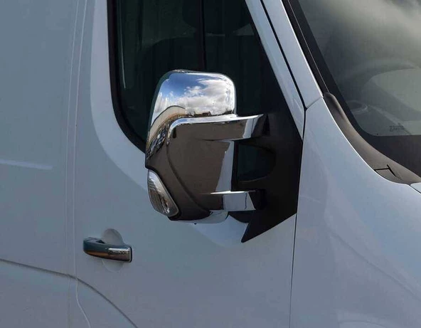 Omkar Renault Master Krom Ayna Kapağı 2 Parça Abs 2010 ve Sonrası - 3