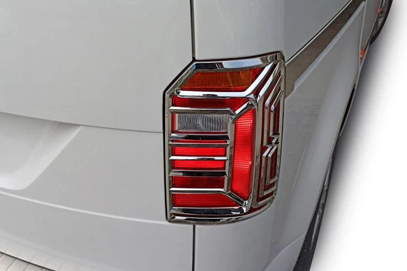 Omkar VW Caddy Minivan Krom Stop Çerçevesi 2 Parça Abs Krom 2015-2019 Arası - 5