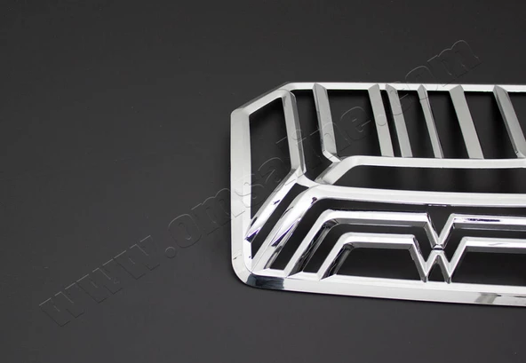 Omkar VW Caddy Minivan Krom Stop Çerçevesi 2 Parça Abs Krom 2015-2019 Arası - 3
