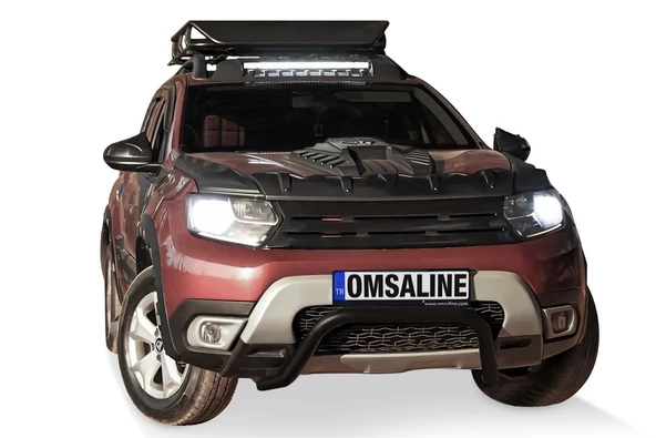 OMSA Dacia Duster Pars Ön Koruma Çap:60 Siyah 2018-2024 Arası - 2