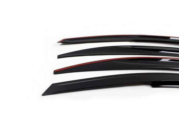 SunPlex Fiat Doblo Cam Rüzgarlığı 4 Parça 2010-2021 Arası - 2