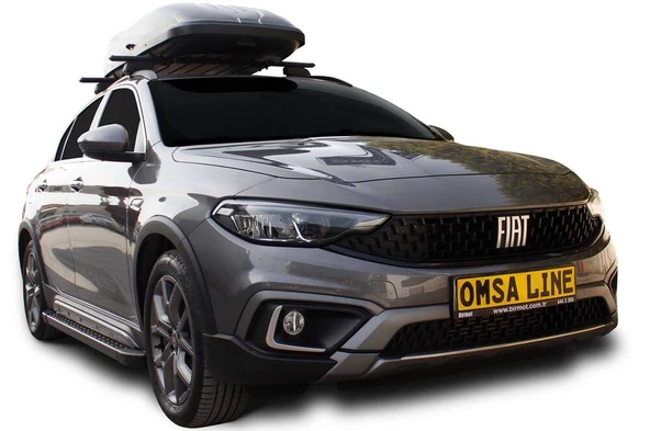 OMSA Fiat Egea Cross Dot Line Yan Basamak Siyah 2020 ve Sonrası - 1