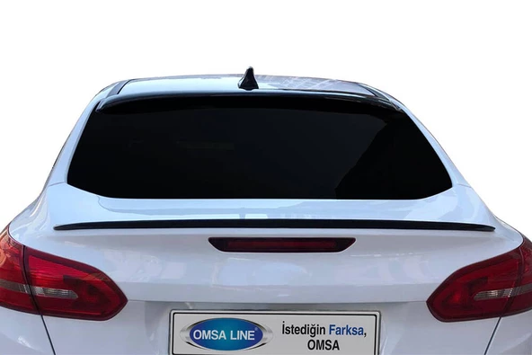 Ford Focus 3 SD Spoiler Piano Black ABS 2010-2018 Arası