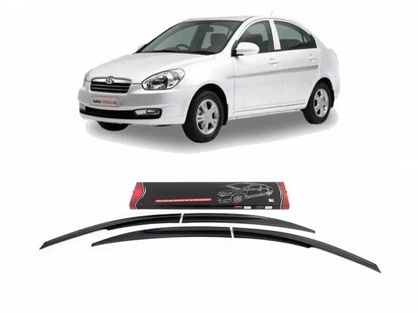 OMSA SunPlex Hyundai Accent Era Cam Rüzgarlığı 4 Parça 2006 ve Sonrası