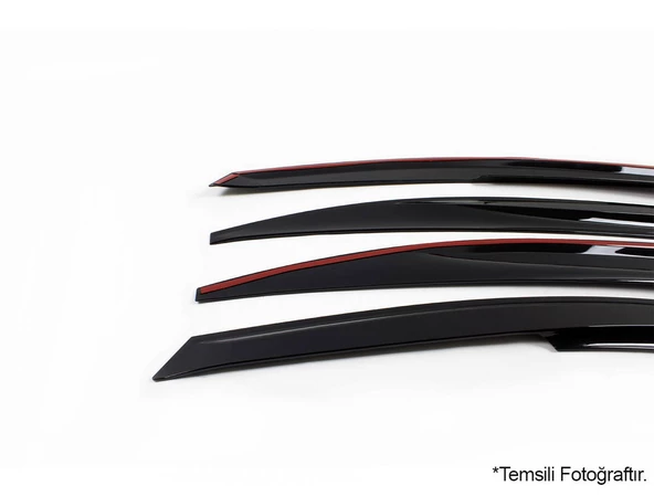 OMSA SunPlex Hyundai Tucson Cam Rüzgarlığı 4 Parça 2015-2019 Arası - Resim 2