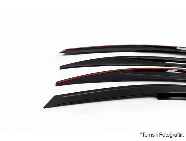 Hyundai Bayon SunPlex Cam Rüzgarlığı 4 Parça 2021 ve Sonrası - 3