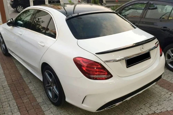 OMSA Mercedes C Class W205 Spoiler Piano Siyah Plastik 2014-2021 Arası