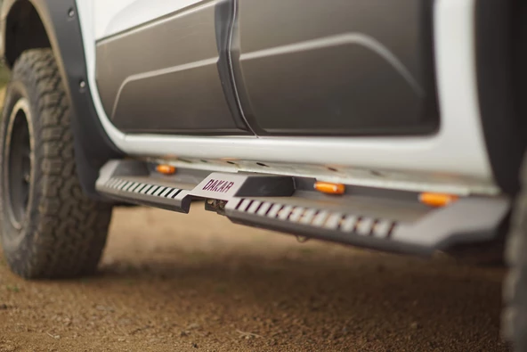 OMSA Mitsubishi L200 Dakar Yan Basamak Siyah V2 Ledli 2015-2019 Arası - 2