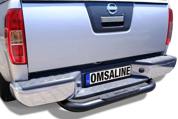 OMSA Nissan Navara Arka Basamak Çap:76 Siyah 2016 ve Sonrası - 2