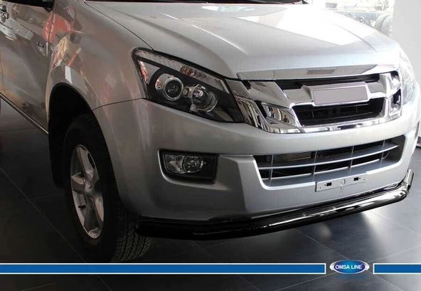 OMSA Nissan Navara Texas Ön Alt Koruma Çap:76 Siyah 2016 ve Sonrası - Resim 2