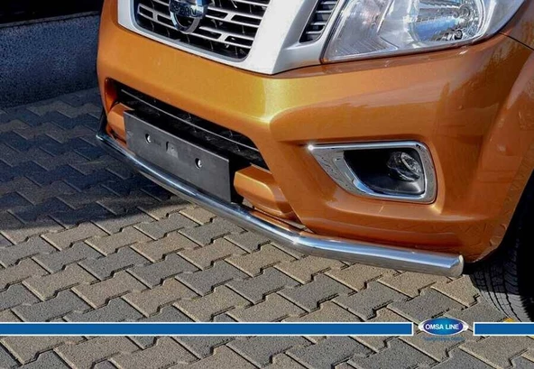 OMSA Nissan Navara Texas Ön Alt Koruma Çap:76 Krom 2016 ve Sonrası - 3