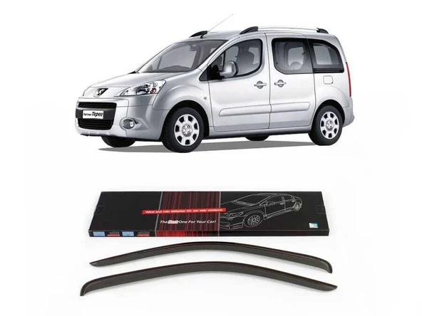 SunPlex Peugeot Partner Tepee Cam Rüzgarlığı 2 Parça 2008-2013 Arası ürün görseli 1