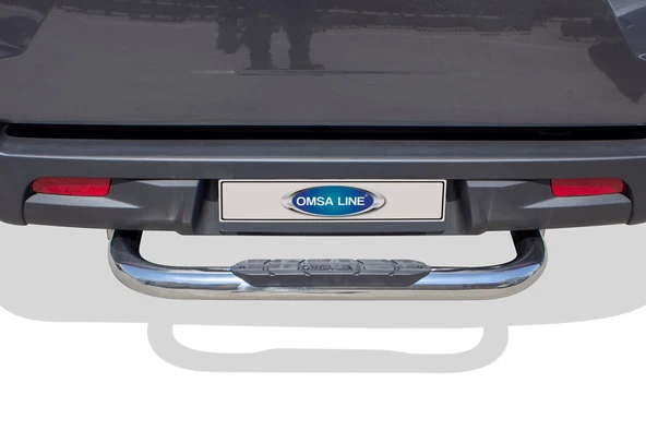 OMSA Ssangyong Musso Krom Arka Koruma Basamak Çap:76 2019 ve Sonrası - Resim 2