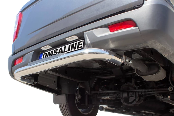OMSA Ssangyong Musso Krom Arka Koruma Basamak Çap:76 2019 ve Sonrası - Resim 3