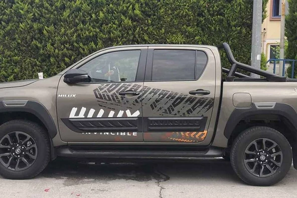 Toyota Hilux Kapı Dodik Set 4 Parça 2020 ve Sonrası