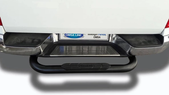 OMSA VW Amarok Amazon Arka Basamak Çap:76 Siyah 2010-2021 Arası - 2