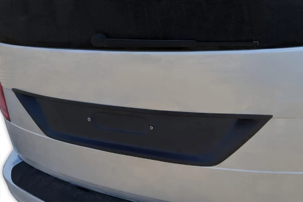 VW Caddy Minivan Plaka Yeri Kaplama Plastik 2015-2020 Arası - 2