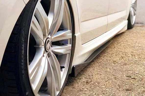 OMSA Universal Marşpiyel Flaplı Kısa Aero Piano Black ABS - 3