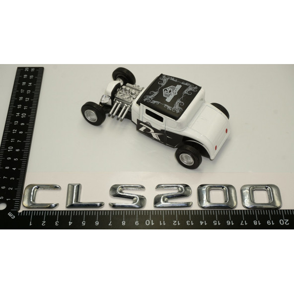 Benz CLS 200 Bagaj Krom Metal 3M 3D Yazı Logo - 5