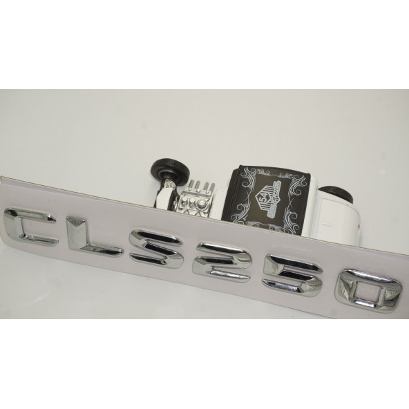 Benz CLS 250 Bagaj Krom Metal 3M 3D Yazı Logo - 4