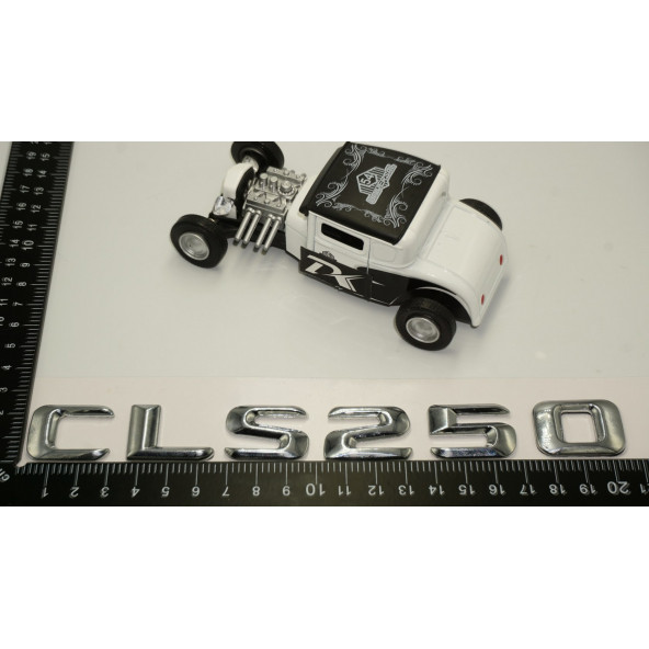 Benz CLS 250 Bagaj Krom Metal 3M 3D Yazı Logo - 5