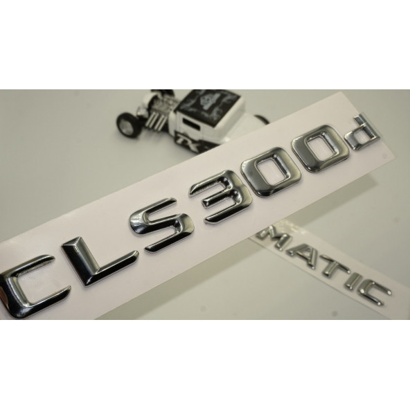 Benz CLS 300d 4Matic Bagaj Krom Metal 3M 3D Yazı Logo