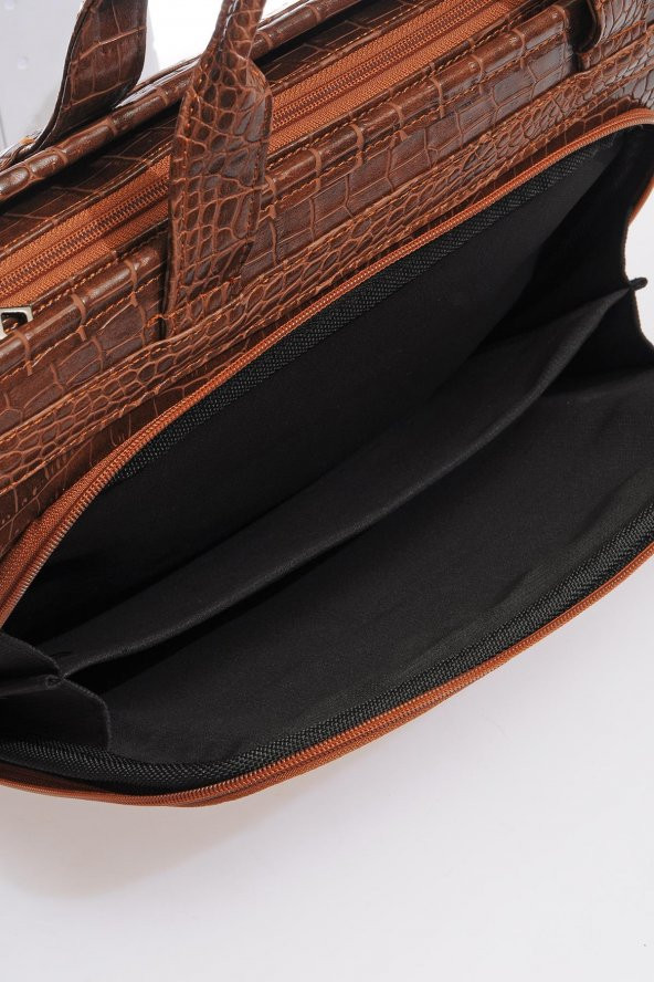 SERGİO GİORGİANNİ LUXURY SG071219 KROKOTABA UNİSEX EVRAK ÇANTASI - 4