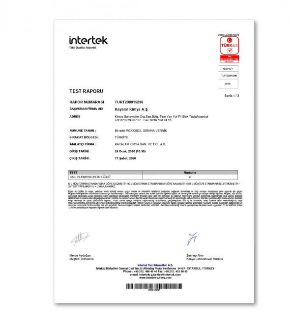 Woodsol Gemina Dış Mekan Ahşap Jel Vernik 2.5 Litre / 1565 Java Burma - 3
