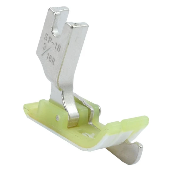 Fdm Düz Makine Plastik Teflon Çimalı Ayak Sol TSP-18 3/16L - Resim 3