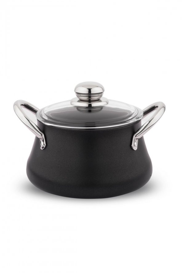 Schafer Ottawa Yanmaz Yapışmaz Granit Tencere Seti 7 Parça Siyah - 3