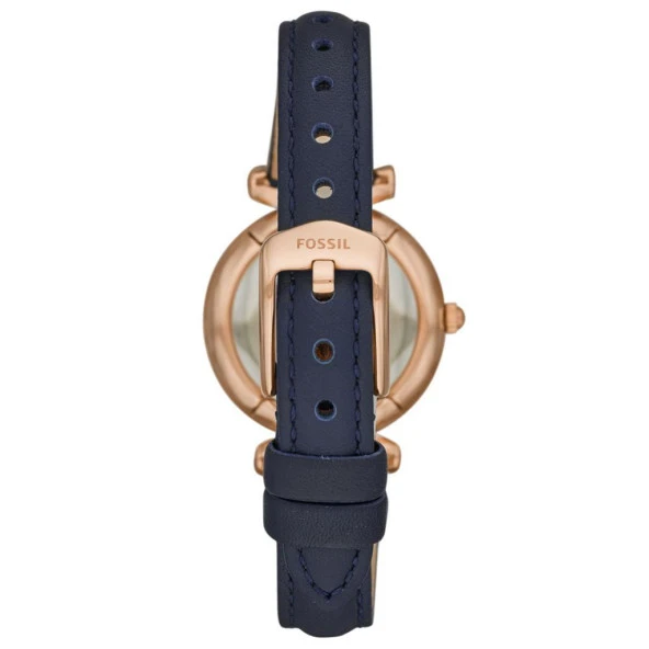 FOSSIL FES4502 LACİVERT DERİ KORDON BAYAN KOL SAATİ - Resim 3