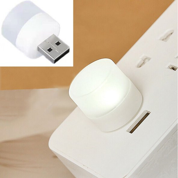 gaman Dizüstü Bilgisayar, PowerBank ve Diğer Usb Bağlantı Noktaları İçin 1W Mini USB Gece Lambası Led Işık