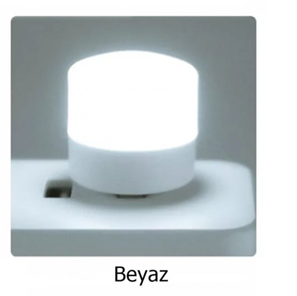gaman 2 Adet Usb Led Küçük Beyaz Işık Lamba, Koridor, Tuvalet, Oturma, Çocuk Odası Için Gece Aydınlatma - 3