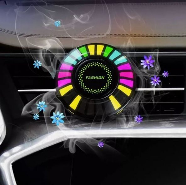 newnet 24 Led Rgb Araç Ledi Ekolayzer 170 Renk Şarjlı Müziğe Sese Duyarlı Torpido Ledi Bluetoothlu Parfümlü - 6
