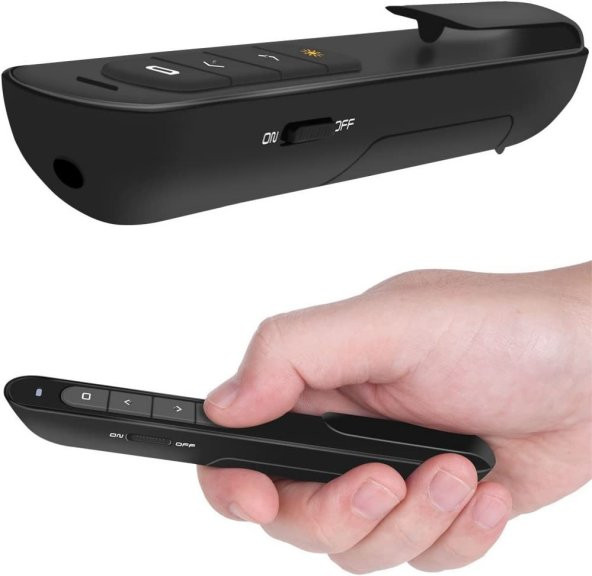 gaman  Wireless Presenter Kablosuz Lazer Kalem Sunum Kumandası-Kılıflı Akedemisyen Sunum Kumandası - 2
