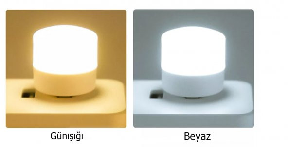gaman Mini Ampul 1w Taşınabilir Usb Led Işık - Powerbank Laptop Pc Uyumlu Mini Işık USB Led Lamba - 3