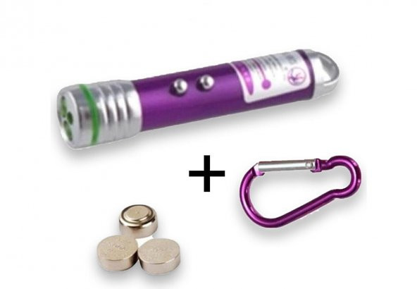 gaman 2 Adet Kırmızı Lazer (LASER) Pointer Sunum Projeksiyon Kalemi Kedi Eğitim Oyuncak Lazer El Feneri - 3