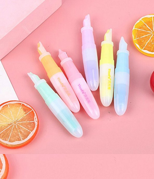 gaman TF-159 Fountain Pen 6lı Set Fosforlu Kalem Lüx - 2