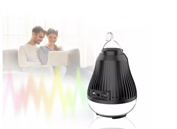 newnet Led Aydınlatmalı - Powerbank Özellikli Yeni Nesil Bluetooth Hoparlör / Speaker Asılan Çadır Lambası