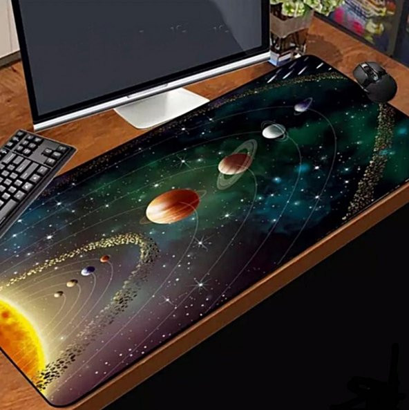 gaman Limited Edition XxxL Uzay Galaxy Mouse Pad Gaming Mouse pad 88x39cm - 2